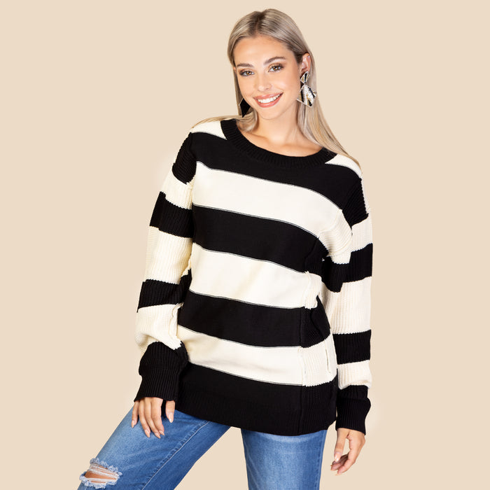 10958 - Striped Sweater