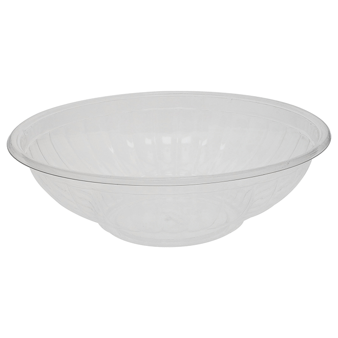 96 oz Clear Deep Plastic Salad Bowls