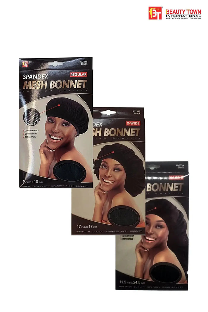 BEAUTY TOWN SPANDEX MESH BONNET CAP - BSW BEAUTY CANADA