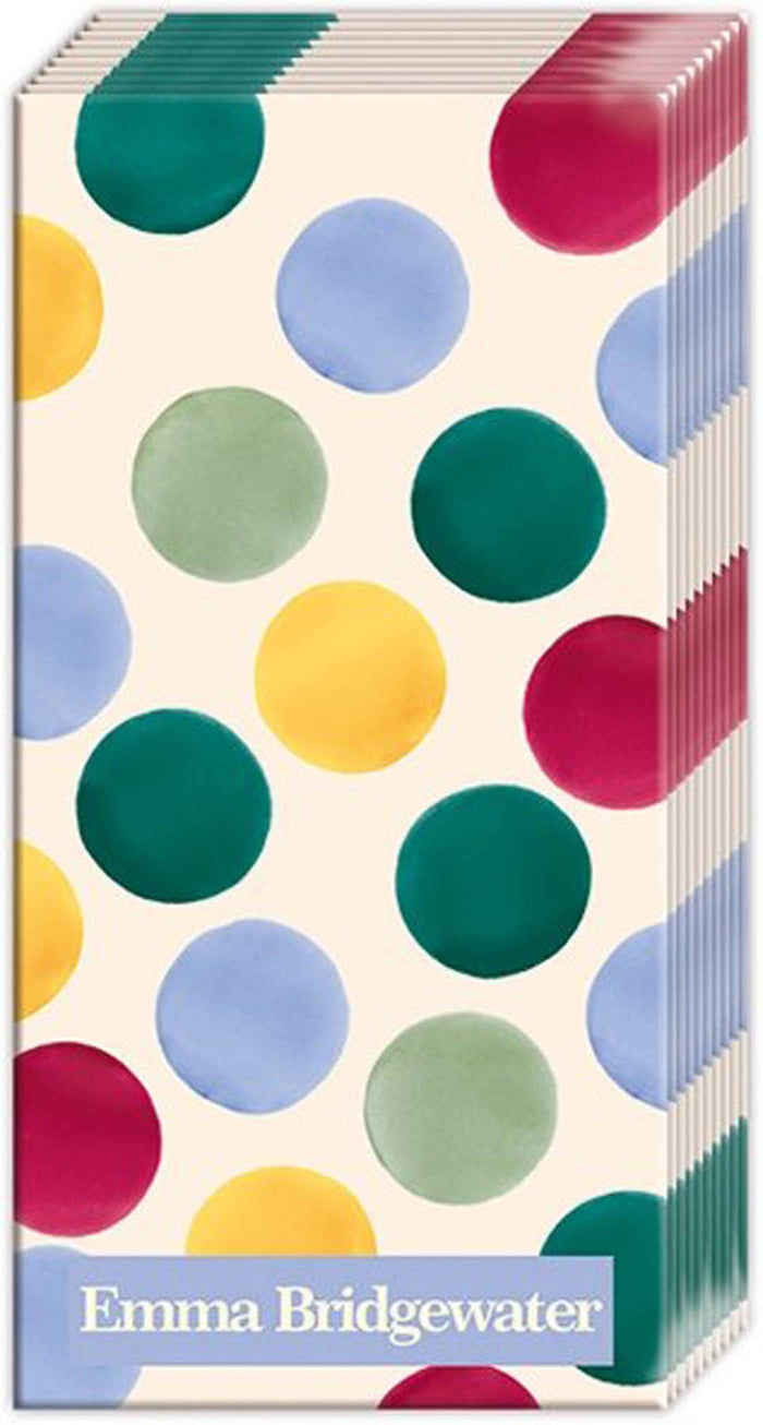 Boston International - Pocket Tissues Pack of 10 Tight Polka Dot