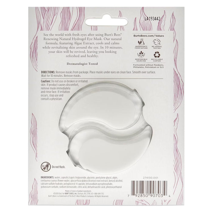 Burt’s Bees Renewing Hydrogel Eye Masks - 48 Pack