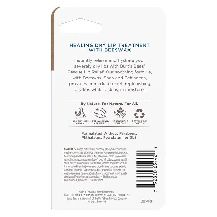 Burt’s Bees Rescue Lip Relief Squeeze Tube - 0.35 oz - 48 Pack