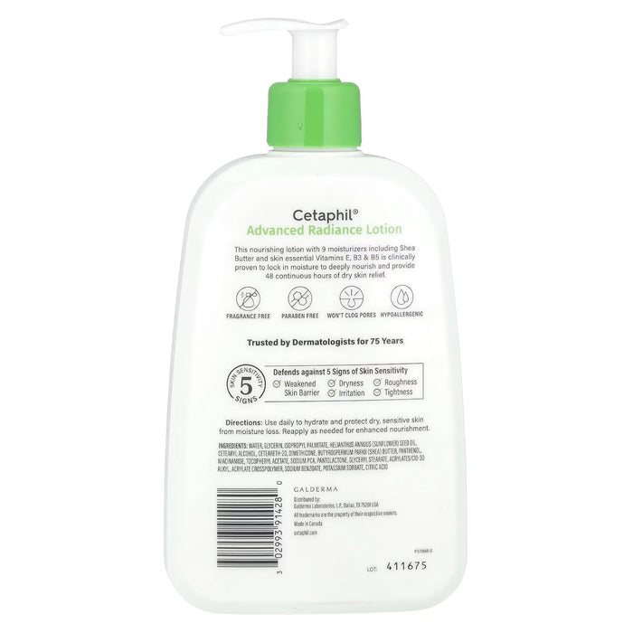 Cetaphil - Advance Relief Lotion with Shea Butter - 16 oz - 12 Pack