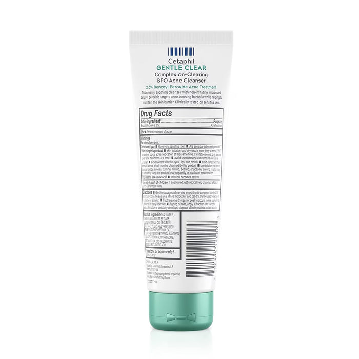 Cetaphil Gentle Clear Complexion-Clearing BPO Acne Cleanser - 4.2 oz - 12 Pack