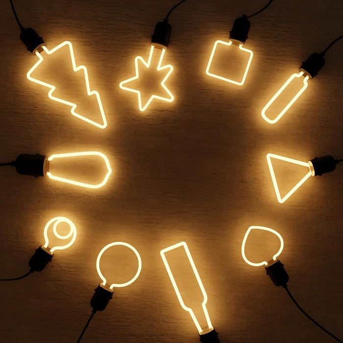 Christmas Decorative LED Bulb Set Warm White 2700K E27~6459