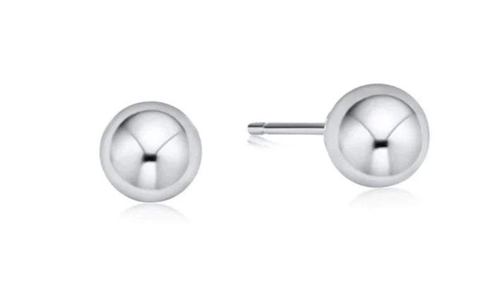 classic 8mm ball stud - sterling
