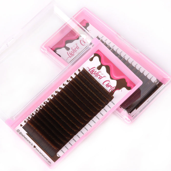 Classic Brown Flat EyeLash Extensions