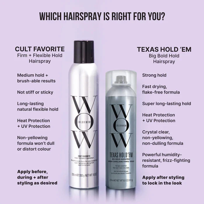 COLOR WOW Texas Hold Em Big Hold Hairspray 234ml