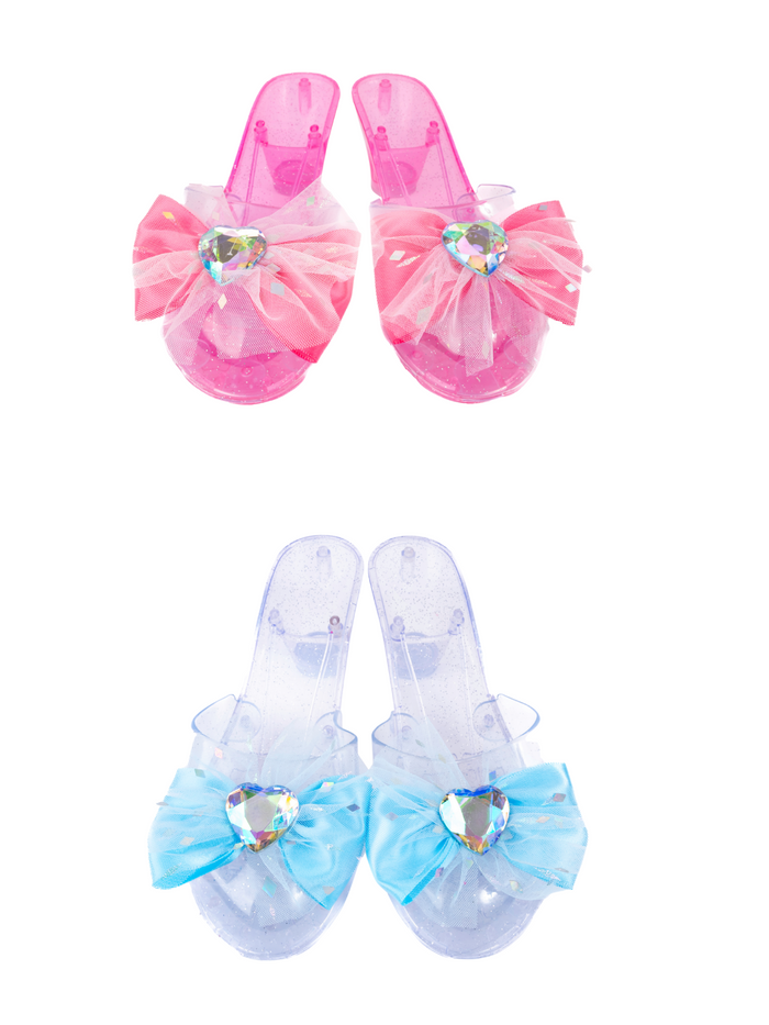Dancing Diva Pink and Blue Shoes, 2pc Bundle