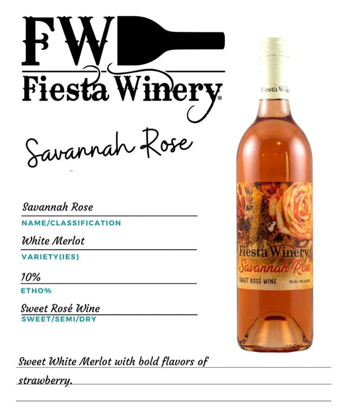 Fiesta Winery - Savannah Rose