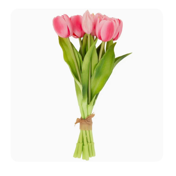 Fresh Picked Pink Tulip Bundle Set of 8