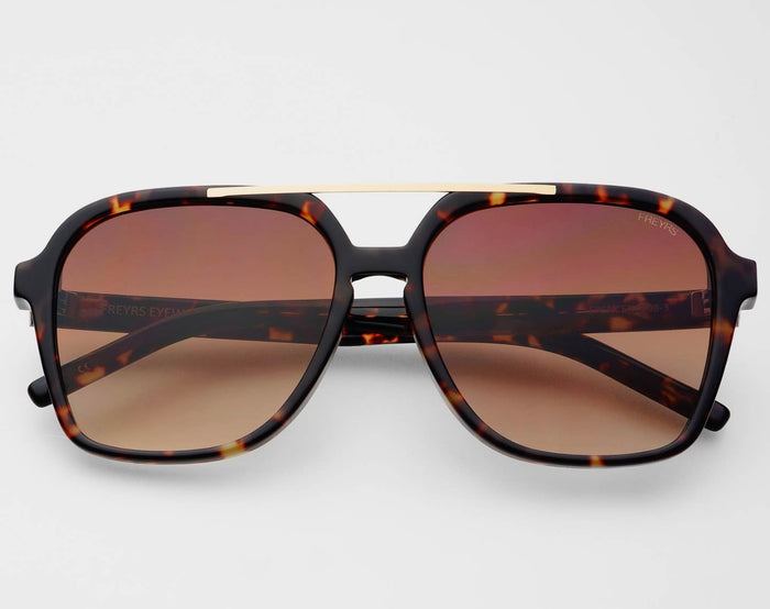 Freyers Spencer Unisex Avaitor Sunglasses - Brown