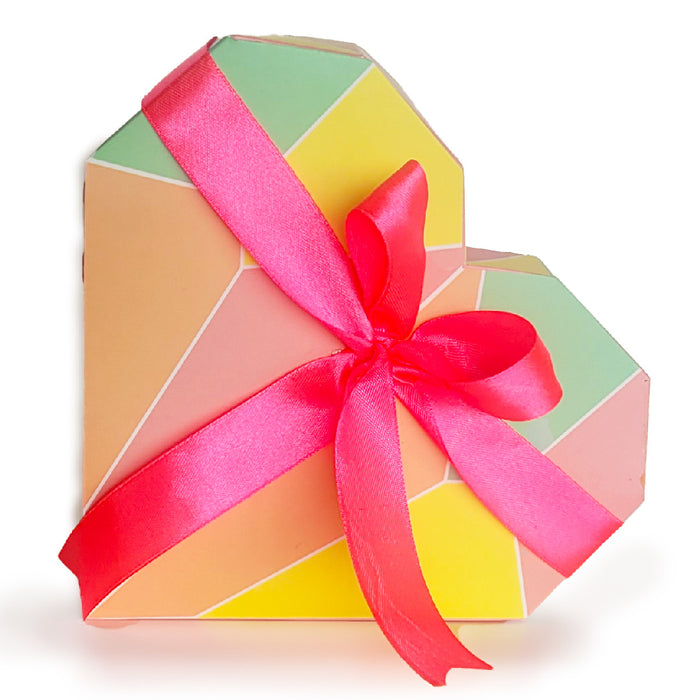 Glam Gift Box with 1 Knotted Hair Band, 1 Metallic Turban, 3 Scrunchies & 3 Hair Pins - Shades of Pink