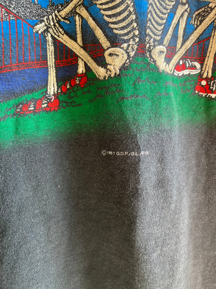 Vintage 1981 Grateful Dead “Golden Gate Bridge” T-Shirt
