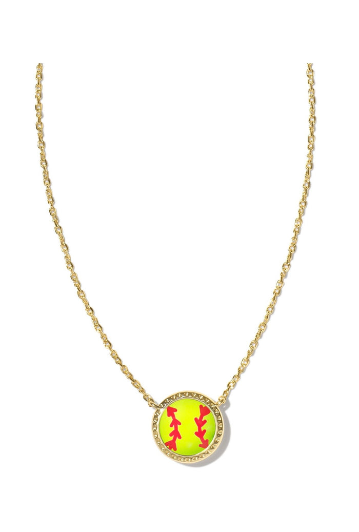 Kendra Scott Softball Short Pendant Necklace