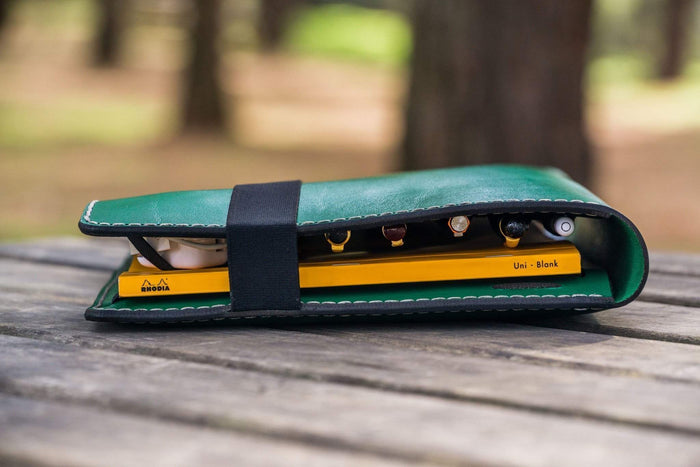 Moleskine Professional Workbook A4 Cover - Leather Compendium - Green