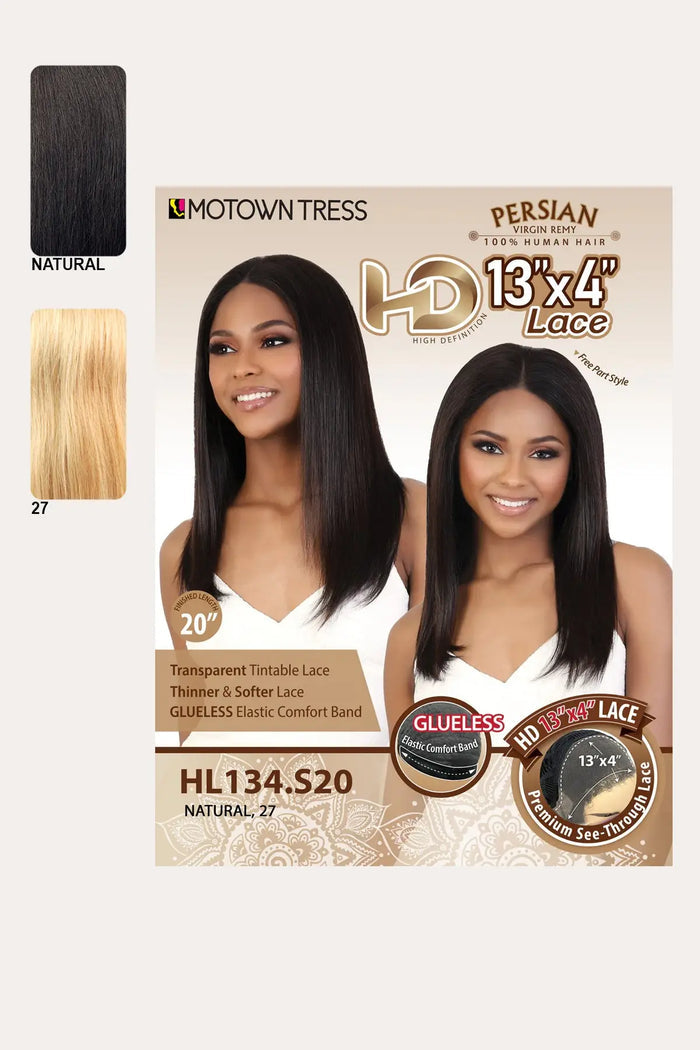 MOTOWN TRESS PERSIAN VIRGIN HUMAN HAIR 13 X 4 LACE WIG - HL134.S20 20" - BSW BEAUTY CANADA