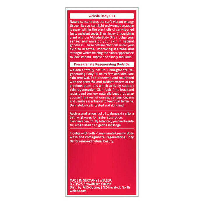 Pomegranate Regenerating Body Oil