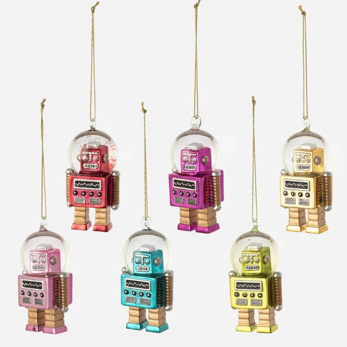 Retro Mini Robot Ornament