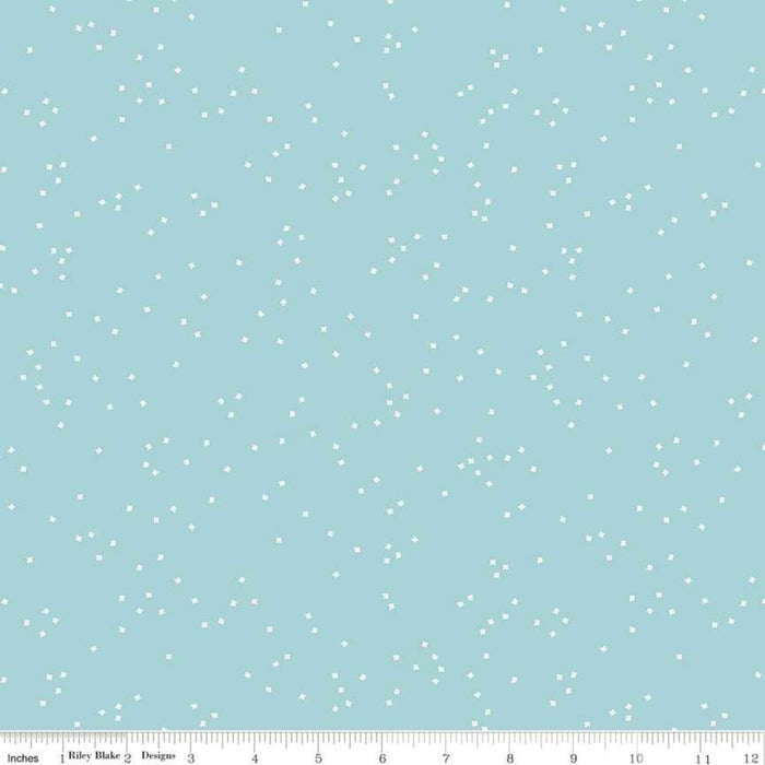 Riley Blake Blossom Aqua