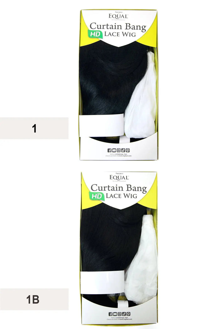 SHAKE N GO EQUAL CURTAIN BANG LACE PART WIG -SAGE - BSW BEAUTY CANADA