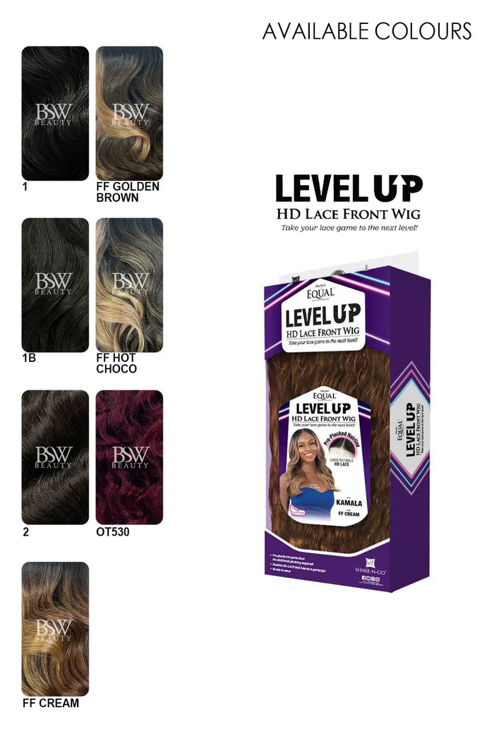 SHAKE N GO EQUAL WIG LEVLE UP - KAMALA - BSW BEAUTY CANADA
