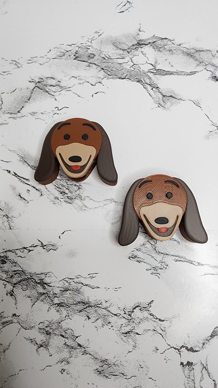 *STL /3MF FILE * Cartoon Dog Straw Topper 8mm & 10mm