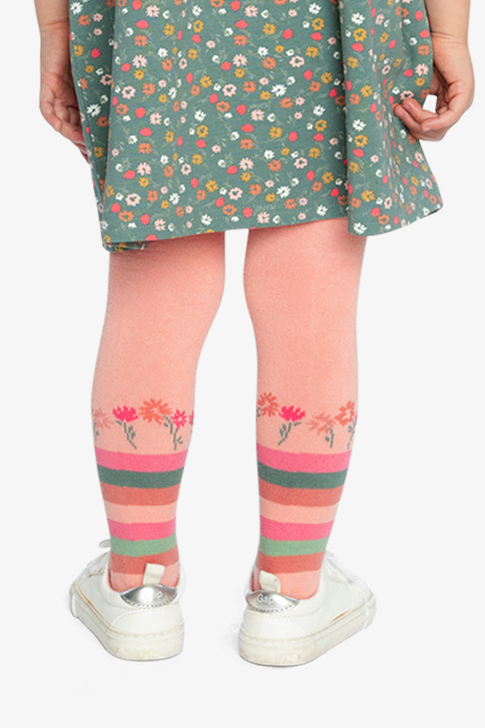 Tights Very Pale Pink And Green-4