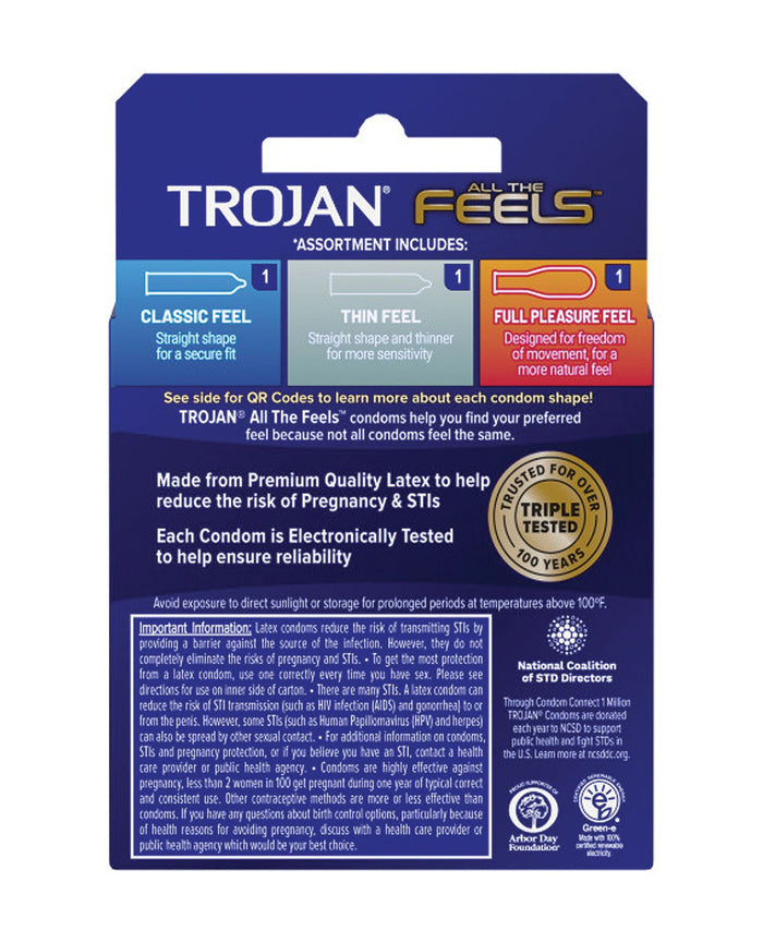 Trojan All the Feels 3 Pack