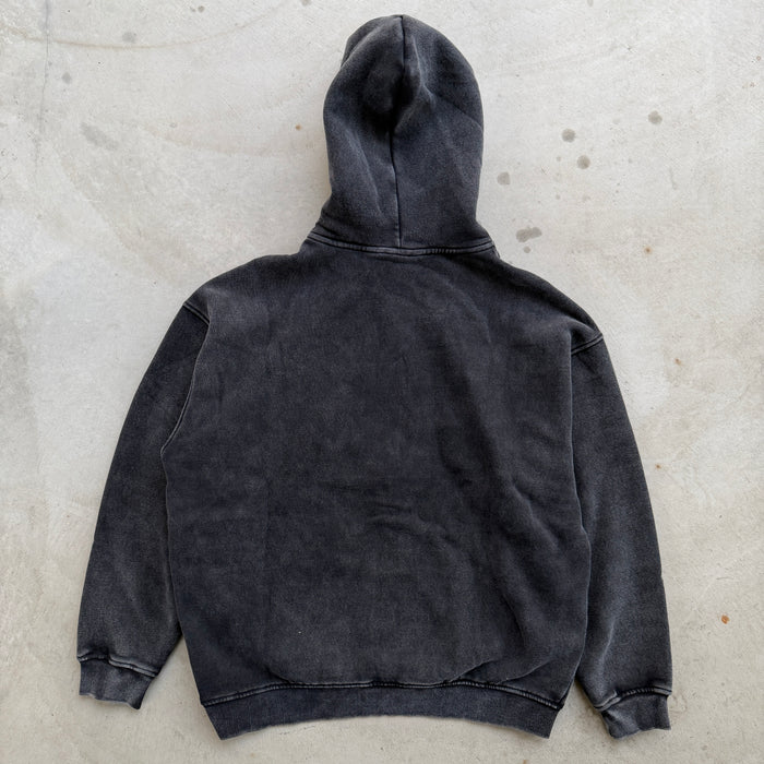 Washed Black Zip Up