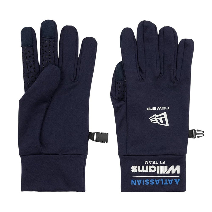 Pictured are these Atlassian Williams F1 Team E-Touch Gloves in navy. 2