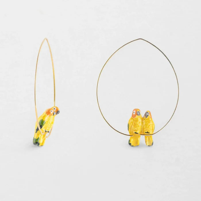 Yellow Parrot Couple