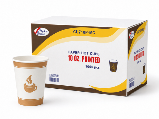 10 oz Printed Hot Paper Cups