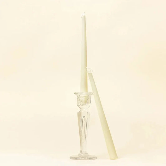 100% Beeswax Taper Candle- Set of 2- Assorted Colors