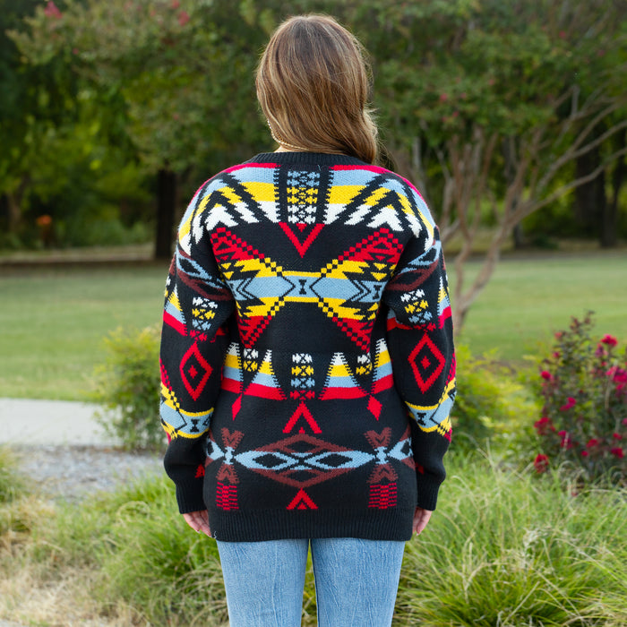 10670 - Geometric Print Sweater