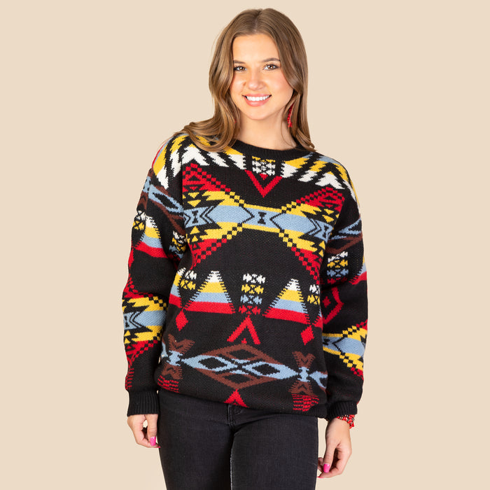 10670 - Geometric Print Sweater