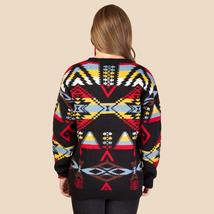 10670 - Geometric Print Sweater