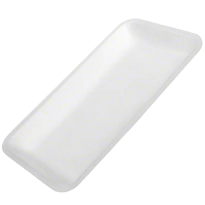 10P White Foam Trays