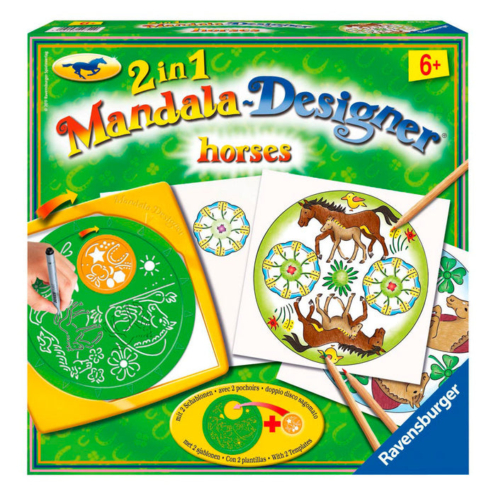 2 in 1 Mandala Horses