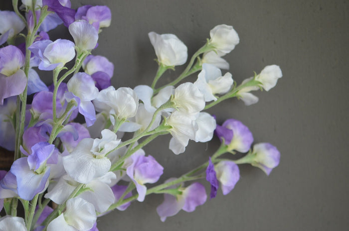 23.5" Faux Sweet Pea Flowers - Magnolia Lane co. Home + Garden + Gift