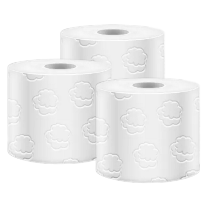 264 sheets, 2 ply Bathroom Tissue - 6 Rolls