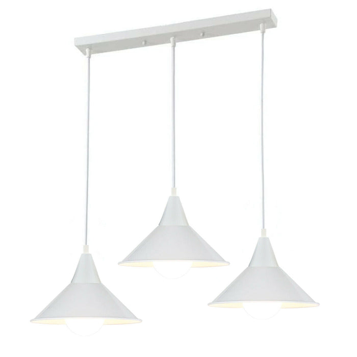 3 Head Modern Chandelier Pendant Light Shade Colour Ceiling Pendant Lampshades~2079