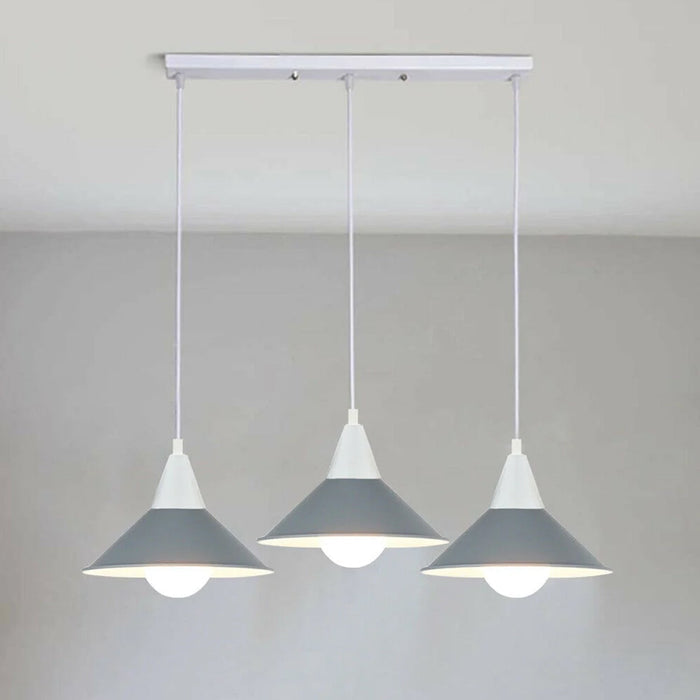 3 Head Modern Chandelier Pendant Light Shade Colour Ceiling Pendant Lampshades~2079