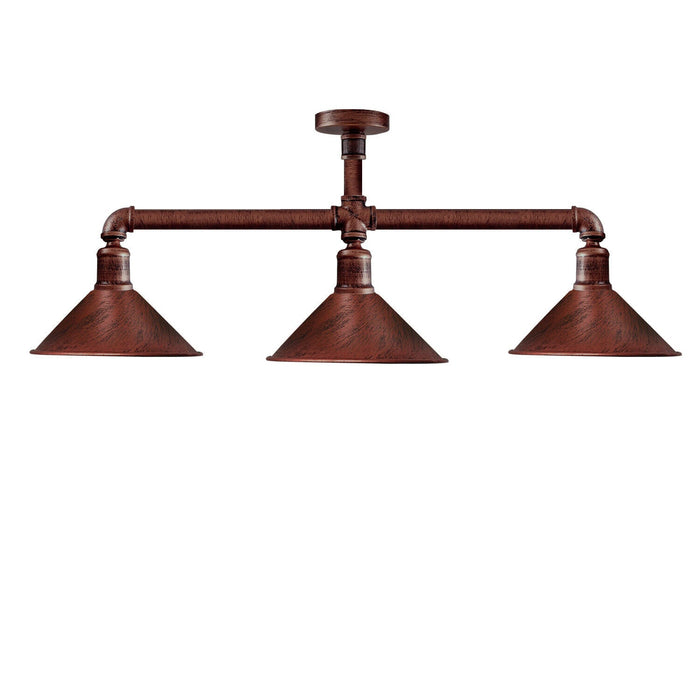 3 Light Kitchen Ceiling Light Steampunk Light Fixture ~ 3526