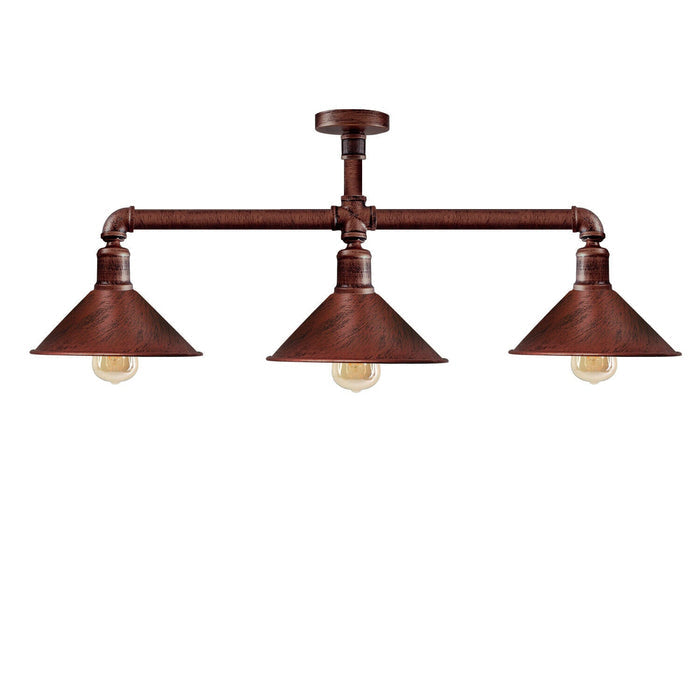3 Light Kitchen Ceiling Light Steampunk Light Fixture ~ 3526