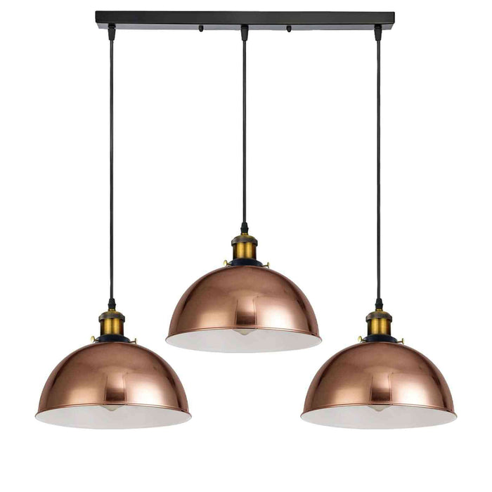 3 Way Linear Bar Pendant Metal Easy Fit Dimmable ~6796