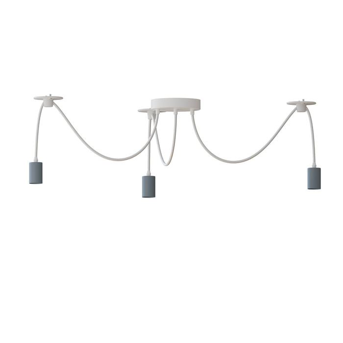 3 Way Spider Light E27 Adjustable Cable  Pendant Light ~5669