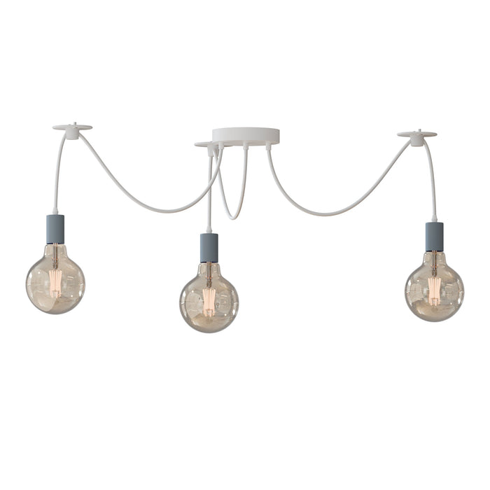 3 Way Spider Light E27 Adjustable Cable  Pendant Light ~5669