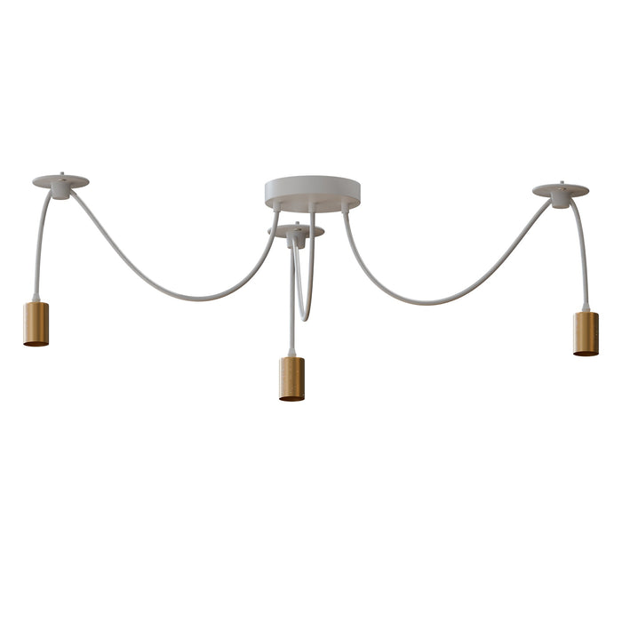 3 Way Spider Light E27 Adjustable Cable  Pendant Light ~5669