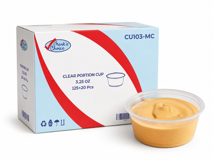 3.25 oz Plastic Portion Cups